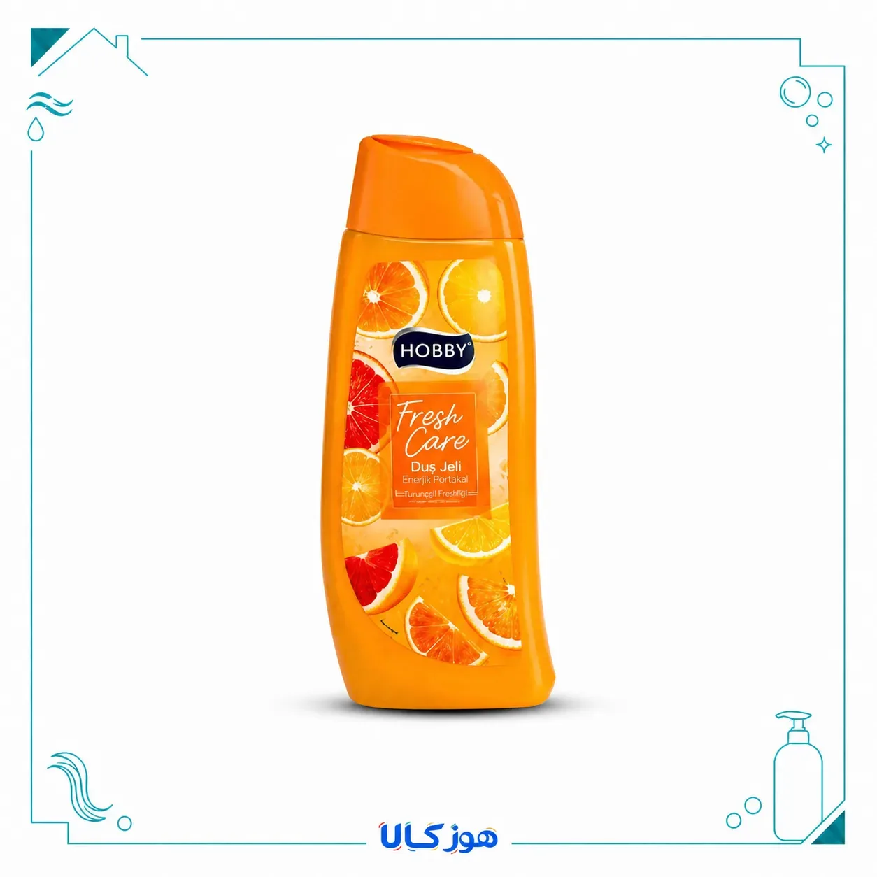 شامپو بدن هوبی مدل Fresh Care با رایحه مرکبات